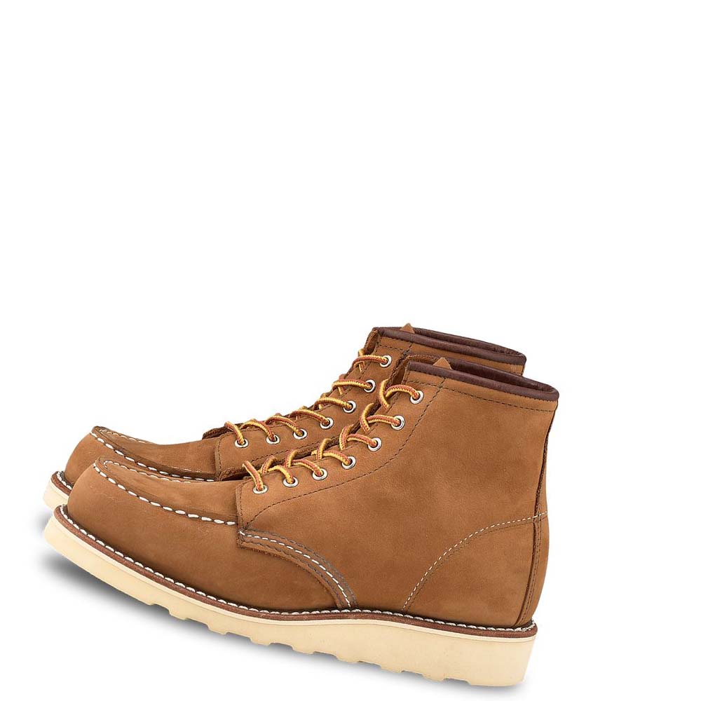 Red Wing CLASSIC MOC Heritage Short in Chinook Leather Women's Boots Brown | ZA 135ILH